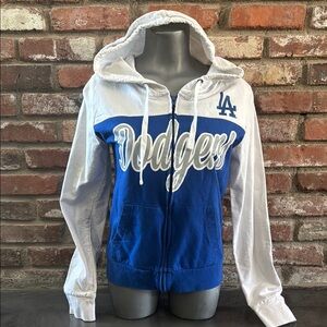 Blue and White Dodgers Hoodie